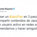 Jazztel recuerda a sus usuarios cómo pueden convertirse en el Jazzfan de marzo