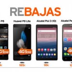 Huawei y Alcatel de oferta este fin semana con Simyo