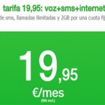 Como mandada a hacer: La Tarifa 19,95 de Amena