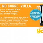 Vuela gratis con Yoigo y Alcatel