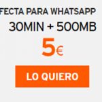 Whatsapea sin parar con Simyo y su tarifa lista para llevar 30/500