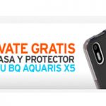 En Simyo el BQ Aquaris X5 viene con carcasa y protector gratis
