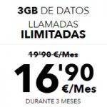 3 GB para datos y llamadas ilimitadas en Más Móvil a precio rebajado durante tres meses