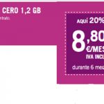 Hazte con la Del Cero 1,2 GB de Yoigo a sólo 8,80 mensual por promo especial