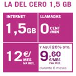 ¿Ya conoces la nueva tarifa del Cero 1,5 GB de Yoigo?