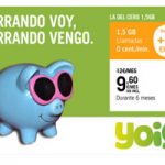 La del cero 1,5 GB de Yoigo con 1 GB extra sin costo se va…