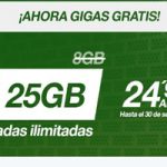 La tarifa Amena de 24,95 al mes te da 25 GB durante el verano