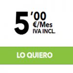 Llamadas a 0 céntimos el minuto y 1 GB por 5 euros al mes en prepago Más Móvil